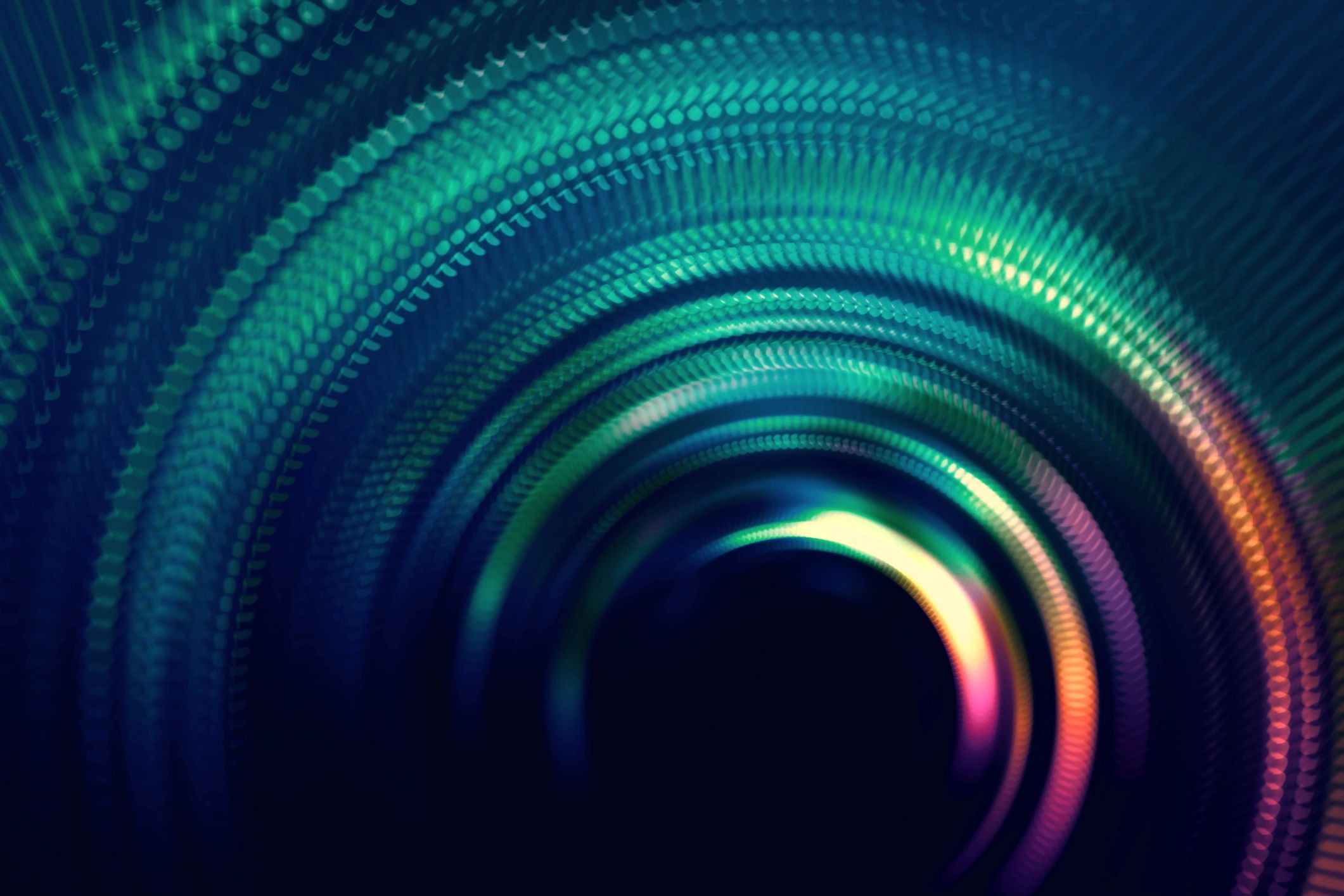 sound wave abstract tech